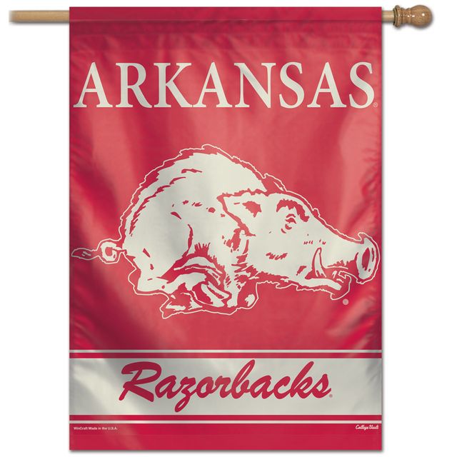WinCraft Arkansas Razorbacks 28" x 40" Bannière verticale simple face College Vault