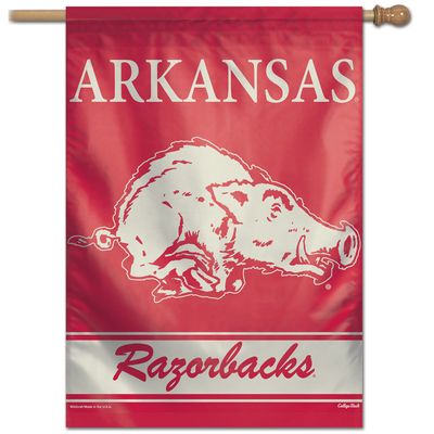 WinCraft Arkansas Razorbacks 28" x 40" College Vault Single-Sided Vertical Banner
