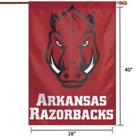 WinCraft Arkansas Razorbacks 28" x 40" Full Name Single-Sided Vertical Banner