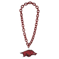 WinCraft Arkansas Razorbacks Collier avec logo à grande chaîne