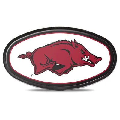 WinCraft Arkansas Razorbacks Oval Color-Covered Tailgate Hitch Cover