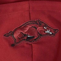 Women's Pro Standard Cardinal Arkansas Razorbacks Game Day Sequin Full-Zip Hooded Jacket