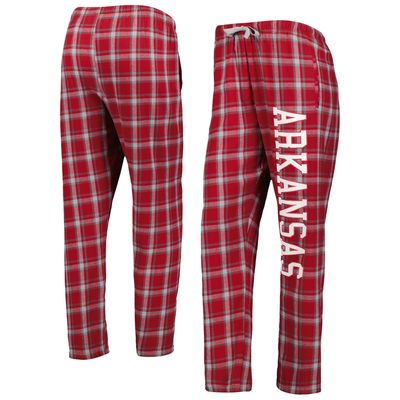 Women's Cardinal/Gray Arkansas Razorbacks Haley Flannel Sleep Pants