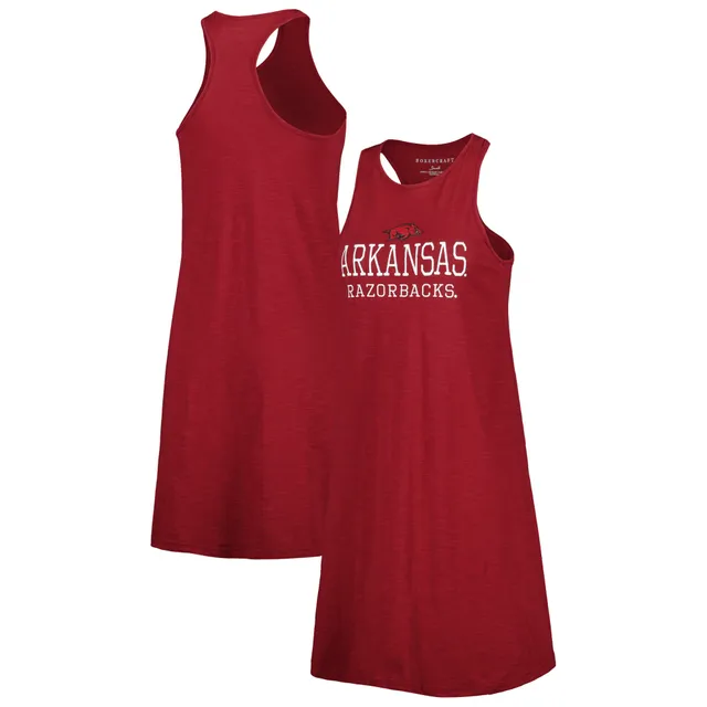 Women's Heather Gray Miami Hurricanes Coastal Racerback Tank Dress