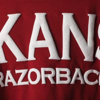 Women's Cardinal Arkansas Razorbacks Spirit Jersey Oversized T-Shirt