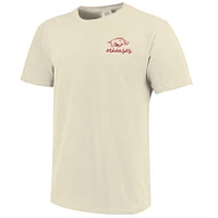 T-shirt Coquette Arkansas Razorbacks pour femme, couleurs naturelles et confortables