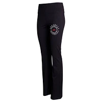 Legging évasé noir Arkansas Razorbacks Enclave Tri-Blend Concepts Sport pour femme