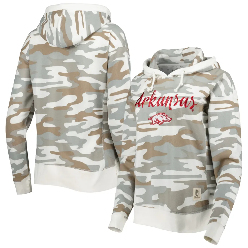 Sweat à capuche Pressbox Camo Arkansas Razorbacks San Pablo pour femme