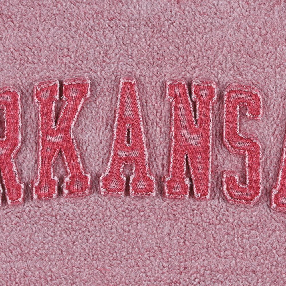 Women's Pressbox Cardinal Arkansas Razorbacks Ponchoville Pullover Sweatshirt