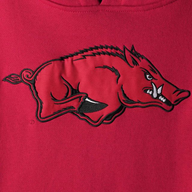 Sweat à capuche Stadium Athletic Cardinal Arkansas Razorbacks pour femme