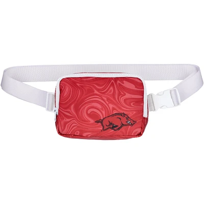 Women's ZooZatz Arkansas Razorbacks Swirly Belt Adjustable Fanny Pack Bag