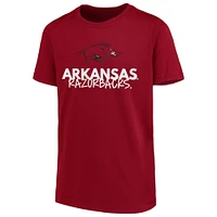 T-shirt ras du cou Cardinal Arkansas Razorbacks pour jeune