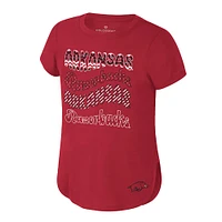 Youth Colosseum Cardinal Arkansas Razorbacks Rogan T-Shirt