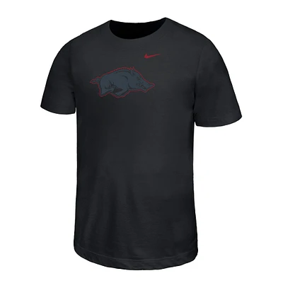 T-shirt Nike noir Arkansas Razorbacks Legend Color Pop Performance pour jeune