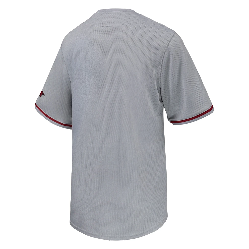 Youth Nike Gray Arkansas Razorbacks Limited Baseball Jersey