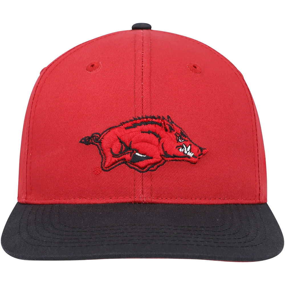 Youth Top of the World Cardinal Arkansas Razorbacks Maverick Snapback Hat