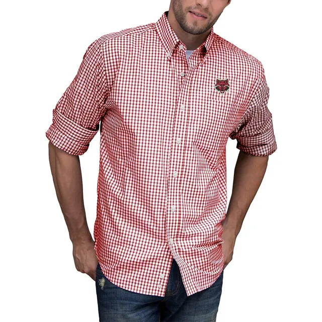 Lids Arkansas State Red Wolves NCAA Gingham Button-Down Check
