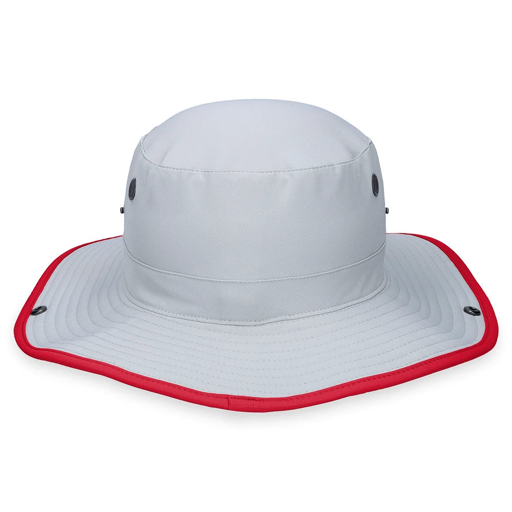 Top of the World Arkansas Razorbacks Steady Bucket Hat gris pour homme