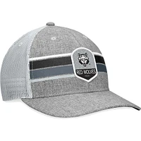 Men's Top of the World Heather Gray Arkansas Razorbacks Essential Trucker Adjustable Hat