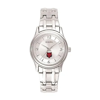 Arkansas State Red Wolves Women's Stainless Steel Quartz Watch - Silver