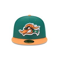 Men's New Era  Green Arkansas Travelers Theme Nights 59FIFTY Fitted Hat