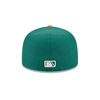Men's New Era  Green Arkansas Travelers Theme Nights 59FIFTY Fitted Hat