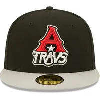 Men's New Era Black Arkansas Travelers Authentic Collection Road 59FIFTY Fitted Hat