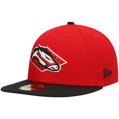 Men's New Era Red Arkansas Travelers Authentic Collection Team Alternate 59FIFTY Fitted Hat