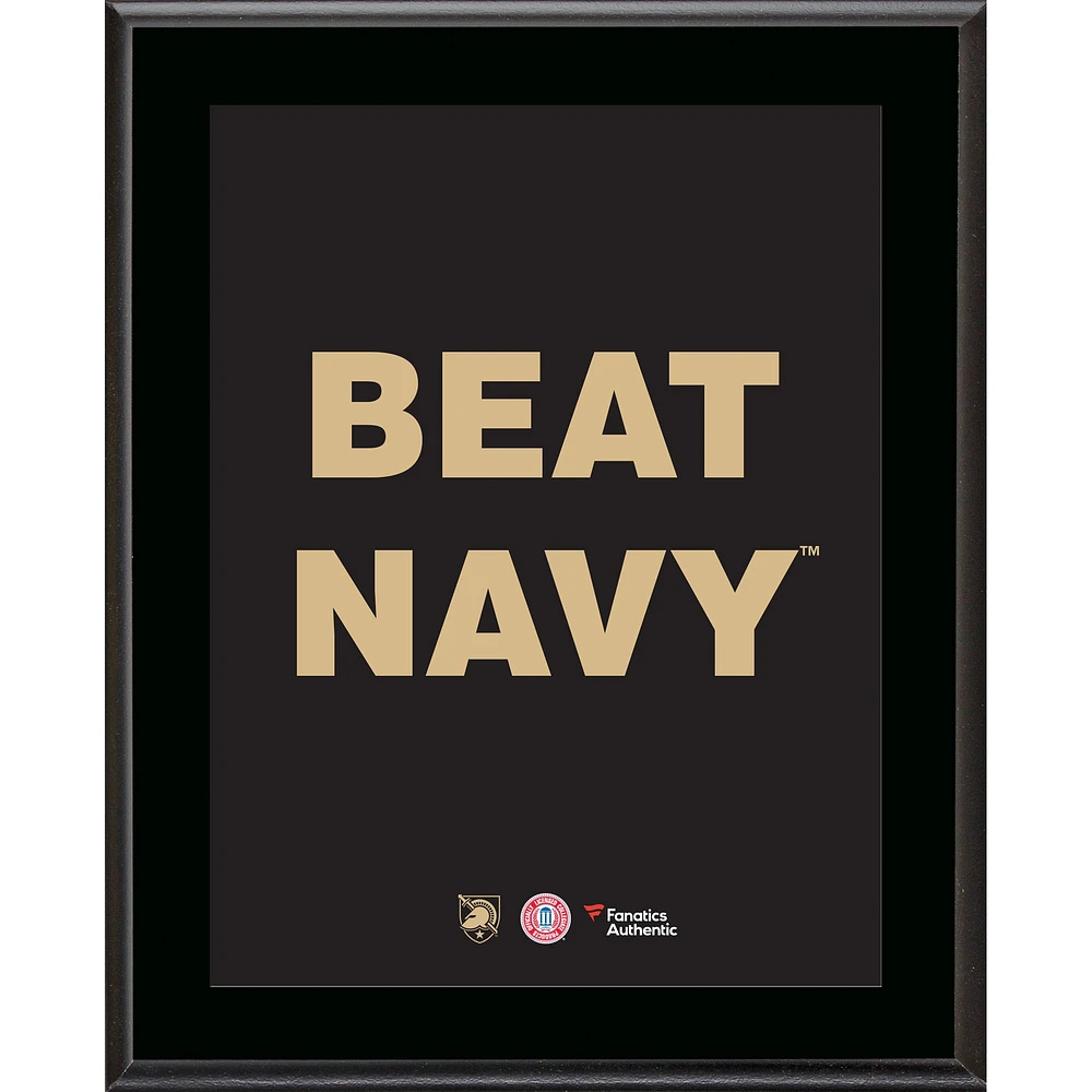 Army Black Knights 2015 Beat Navy 10.5" x 13" Sublimated Plaque