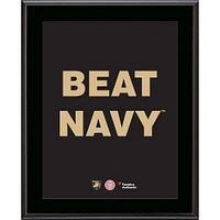 Army Black Knights 2015 Beat Navy 10.5" x 13" Sublimated Plaque