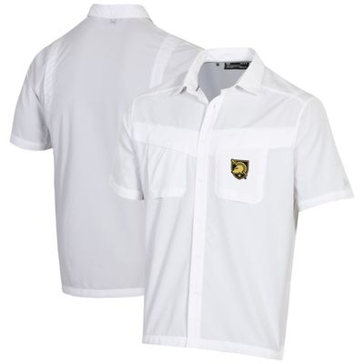 Under Armour Army Black Armour Tide Chaser Performance Button-Up - White | Bramalea City Centre