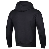 Men's Champion  Black Army Knights Arch Over Logo Pullover Hoodie