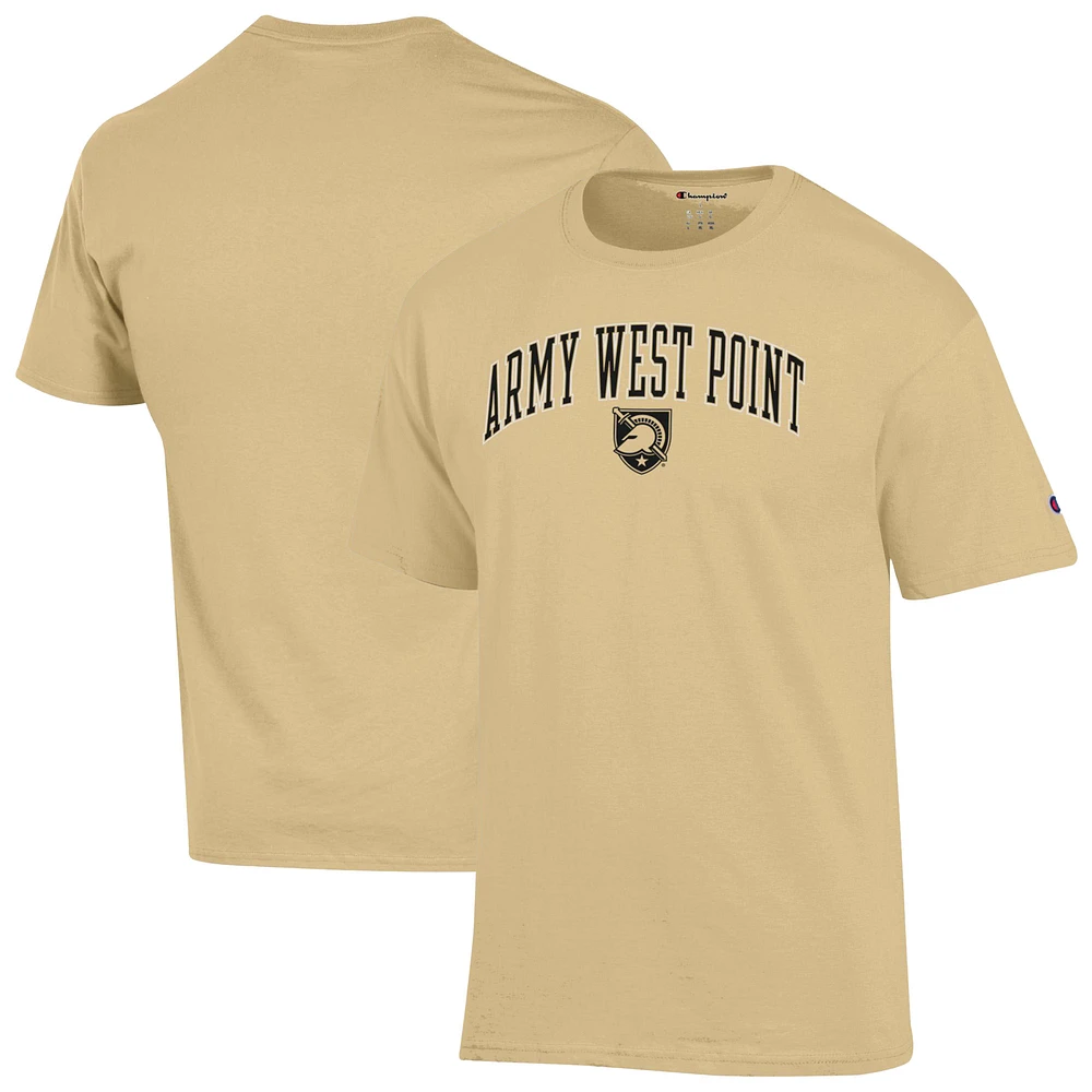 Men's Champion  Gold Army Black Knights Arch Over Logo T-Shirt