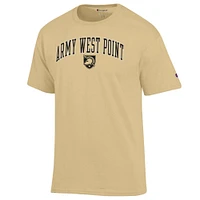 Men's Champion  Gold Army Black Knights Arch Over Logo T-Shirt