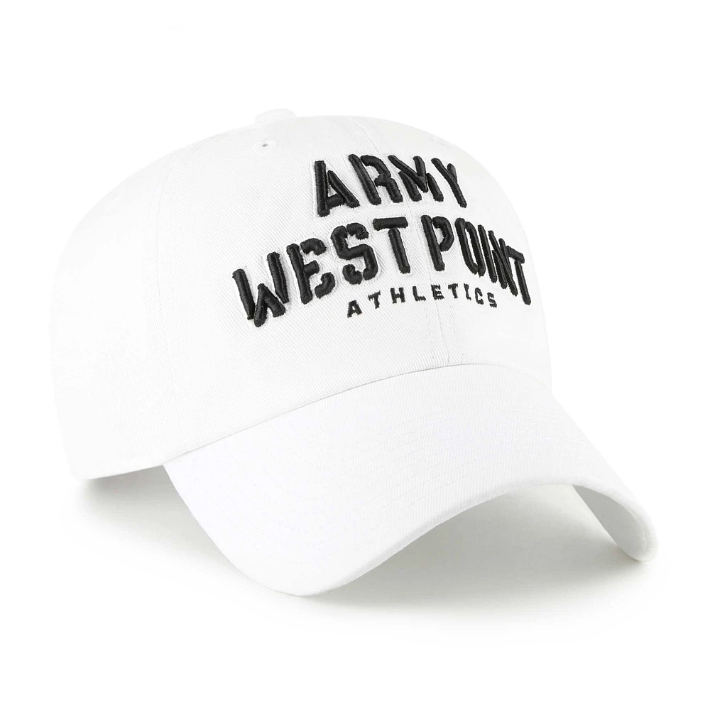 Men's '47 White Army Black Knights Clean Up Adjustable Hat