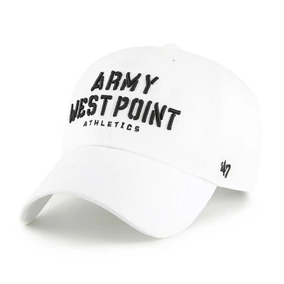 Men's '47 White Army Black Knights Clean Up Adjustable Hat