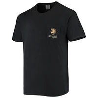 Men's Black Army Knights Circle Campus Scene T-Shirt