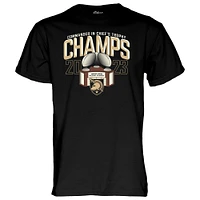 Men's Blue 84  Black Army Knights 2023 Commander-in-Chief's Trophy Winner T-Shirt