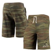 Men's Camo Alternative Apparel Army Black Knights Victory Lounge Shorts