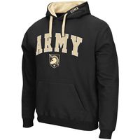 Men's Colosseum Black Army Knights Big & Tall Arch Logo 2.0 Pullover Hoodie