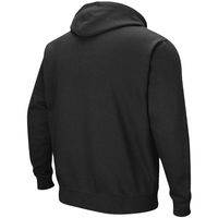 Men's Colosseum Black Army Knights Big & Tall Arch Logo 2.0 Pullover Hoodie