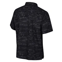 Men's Colosseum Black Army Knights Ozark Button-Up Shirt