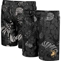 Men's Colosseum Black Army Knights The Dude Swim Shorts