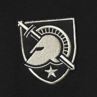 Men's Colosseum Black Army Knights Tortugas Logo Quarter-Zip Jacket