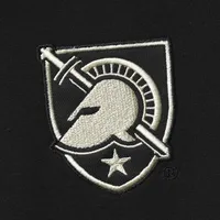 Men's Colosseum Black Army Knights Tortugas Logo Quarter-Zip Jacket