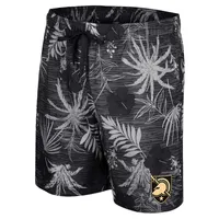 Men's Colosseum Black Army Knights What Else is New Swim Shorts