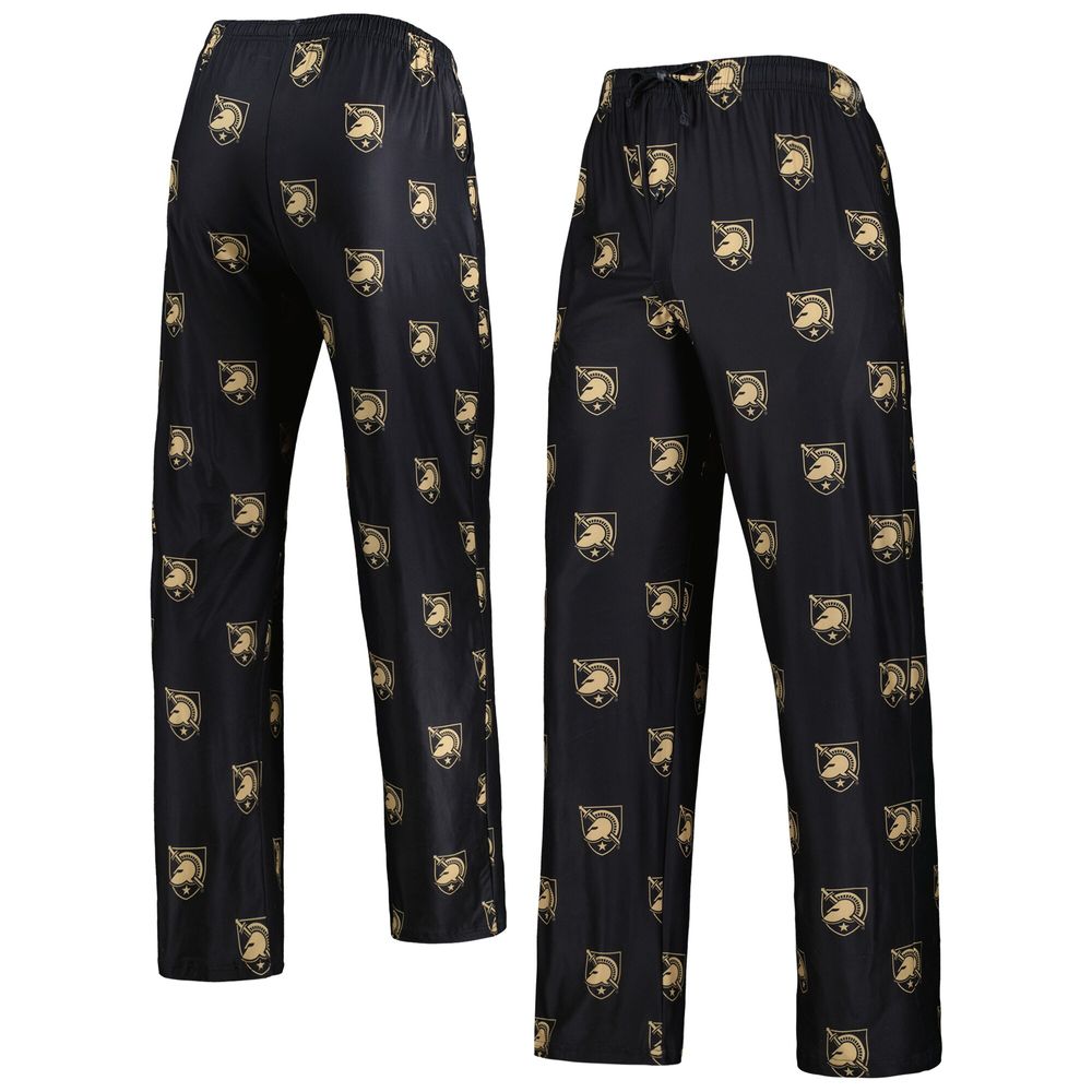 Men's Concepts Sport Black Army Knights Logo Flagship Allover Print Pants