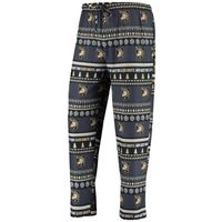 Men's Concepts Sport Black Army Knights Ugly Sweater Knit Long Sleeve Top and Pant Set