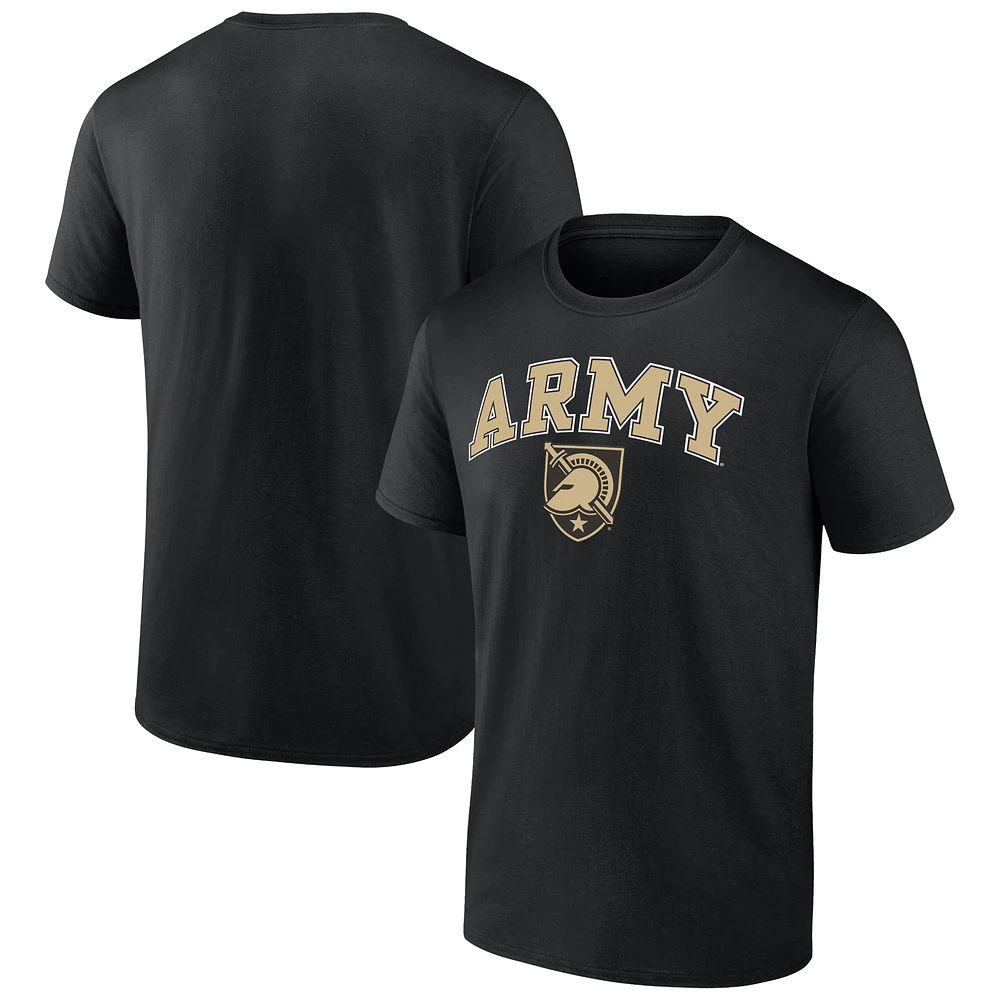 T-shirt Fanatics Black Army Knights Campus pour hommes