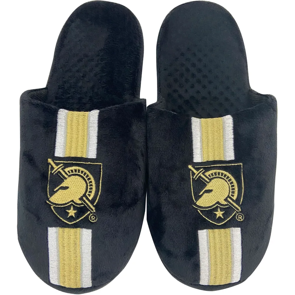 Army Black Knights FOCO Striped Team Slippers